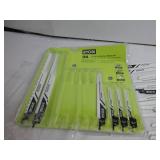 RYOBI 35 PC. Reciprocating Saw Blade Set SLIGHTLY USED