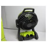Ryobi Hybrid 7.5" Fan TESTED, WORKS, USED