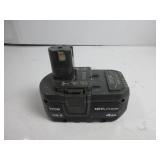 Ryobi PBP005 ONE+ 18V Lithium-Ion 4.0 Ah Battery TESTED, WORKS, USED