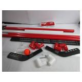 Franklin Sports Hockey Goal Ball and Stick Set - NHL EVERYTHING IN THERE, OPEN BOX, LIKE NEW