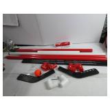 Franklin Sports Hockey Goal Ball and Stick Set - NHL EVERYTHING IN THERE, OPEN BOX, LIKE NEW
