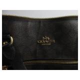 Coach Gallery Tote In Signature Canvas Brown/Black HAS A SLICE ON FRONT AND BOTTOM, LIKE NEW