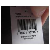 Coach Gallery Tote In Signature Canvas Brown/Black HAS A SLICE ON FRONT AND BOTTOM, LIKE NEW