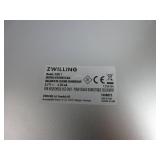 ZWILLING Enfinigy Digital Kitchen Food Scale, Max weight 22lbs, Grams & Ounces, .1-gram Accuracy,White MISSING C TYPE CHARGER, TURNS ON