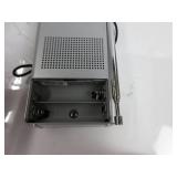 Sony ICF-S10MK2 Pocket AM/FM Radio, Silver TESTED, WORKS, BATTERIES NOT INCLUDED, USED