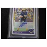 2024 Score J.J. McCarthy Autograph #304 Rookie Card PSA 10