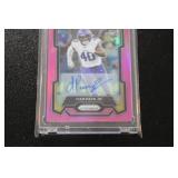 2023 Prizm Pink Ivan Pace #366 Autograph Rookie Card