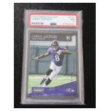 2018 Playoff Lamar Jackson #212 Rookie Card PSA 7