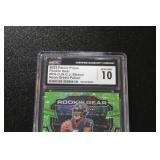 2023 Prizm Rookie Gear Neon Green Pulsar CJ Stroud Jersey Rookie Card CGC 10