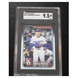 2024 Topps Update Yoshinobu Yamamoto #149 Rookie Card SGC 9.5