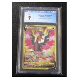 2022 Pokemon Brilliant Stars Moltres V #183/172 CGC 9