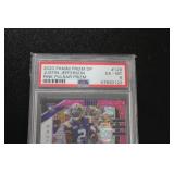 2020 Prizm Draft Pink Pulsar Justin Jefferson #126 Rookie Card PSA 6