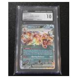 2023 Pokemon Obsidian Flames Charizard EX #125/197 CGC 10