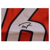 Denver Broncos Troy Franklin Custom Autograph Jersey Beckett COA #1W818906