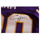 Minnesota Vikings CJ Ham Custom Autograph Jersey Beckett COA #1W651187
