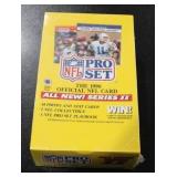 1990 Pro Set Football Series 2 Factory Sealed Hobby Box | 36 Packs
