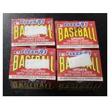 1991 Fleer Update Baseball Complete Set | 4 Sets | Jeff Bagwell & Ivan Rodriguez Rookie