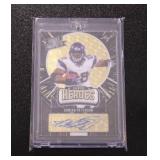 2024 Leaf Heroes & Prospects Super Heroes Black Vinyl Adrian Peterson Autograph 1/1 | Only 1 Exist!