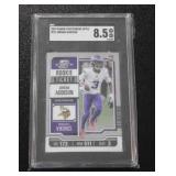 2023 Contenders Optic Jordan Addison #78 Rookie Card SGC 8.5