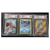 Pokemon CG Graded Card Lot | 3 Cards