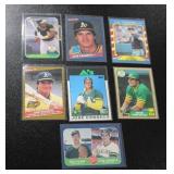 1986 & 1987 Jose Canseco Rookie Card Lot | 7 Different Rookie Cards
