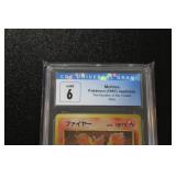 1997 Pokemon Japanese Fossils Moltres Holo #146 CGC 6