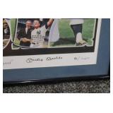 New York Yankees Mickey Mantle Autographed Framed Poster Print | 23x30 Inches