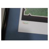 New York Yankees Mickey Mantle Autographed Framed Poster Print | 23x30 Inches