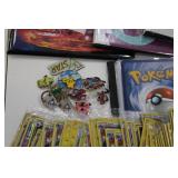 Large Pokemon Card & Accessories Lot | Promo Cards - Binders - Coins -Pins - Jumbo Cards