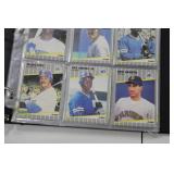 1989 Fleer & Update Baseball Complete Set in Pages | Ken Griffey Jr. Rookie | Extra Bill Ripken Corrected Card.
