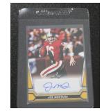 2021 Leaf Gold Joe Montana Autograph