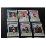 2024 Donruss Rated Rookie Football Star Rookie Card Lot | 9 Rookie Cards