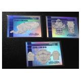 1995 Skybox Star Trek Voyager Expand A Card Offer Complete Set | 3 Cards
