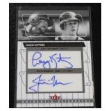 2005 Fleer Classic Clippings Diamond Signings Justin Morneau / Casey Kotchman Dual Autograph 2/49 | Only 49 Exist!