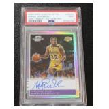 2022-23 Contenders Optic 1985 Tribute Magic Johnson Autograph #85MJL PSA 9