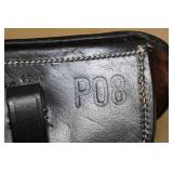 Auwater & Bubeck Leather Hardshell Luger P.08 Pistol Holster