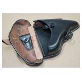 Auwater & Bubeck Leather Hardshell Luger P.08 Pistol Holster