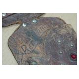 Vintage Cap Gun with Leather Red Ranger Holster