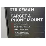 Strikeman Target & Phone Mount with Laser Cartridge