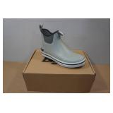 Biggs Grey Rubber Fishing Boots - Size 9