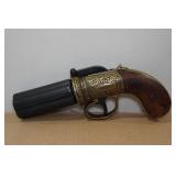 1840 London 6-Shot Pepper Box Replica