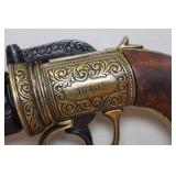 1840 London 6-Shot Pepper Box Replica
