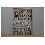 Novelty Metal Sign - Buy a Fishing Pole