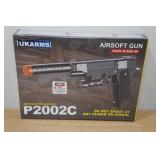 UKArms P2002C Spring Powered Airsoft Gun with Laser