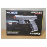 UKArms P299AF Spring Powered Airsoft Gun with Laser