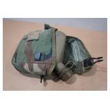 *3* Vintage US Army Web Belts and Canteen