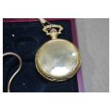 Oh-Henry Co Gold Tone Pocket Watch