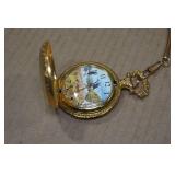 Oh-Henry Co Gold Tone Pocket Watch