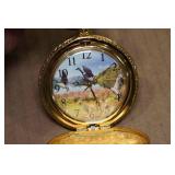 Oh-Henry Co Gold Tone Pocket Watch