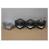 *4* Lucky Shot 2oz Shot Glasses with Embedded Bullets